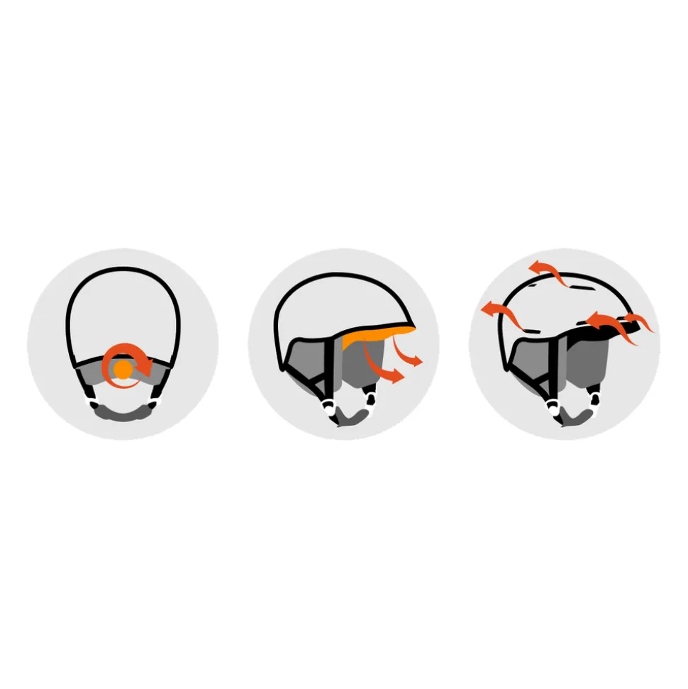 Casco Rossignol Hero Slalom Impacts + Chinguard White