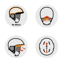 Casco Salomon Pioneer Lt Round Fit Black