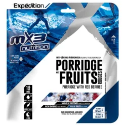 Cibo liofilizzato MX3 Nutrition Porridge Fruits Rouges 110 g