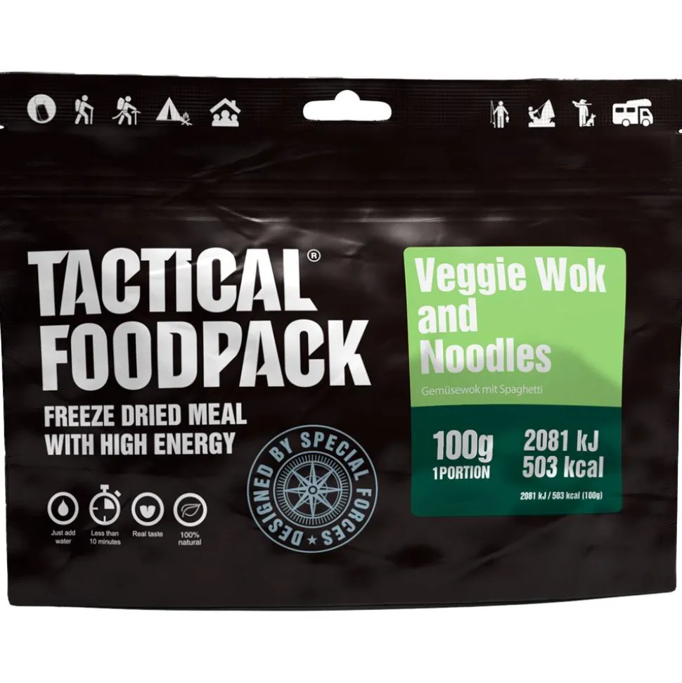 Cibo liofilizzato Tactical Foodpack Wok de Légumes et Nouilles 100g
