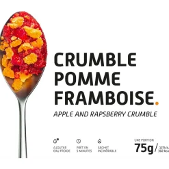 Cibo liofilizzato Voyager Crumble Pomme-Framboise 75 g.