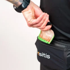 Cintura da corsa Oxsitis Gravity Runbelt Noir Orange