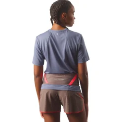Cintura da corsa Salomon Pulse Belt Iron Neon Flame