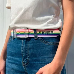 Cintura Skimp Print Stripes Rainbow