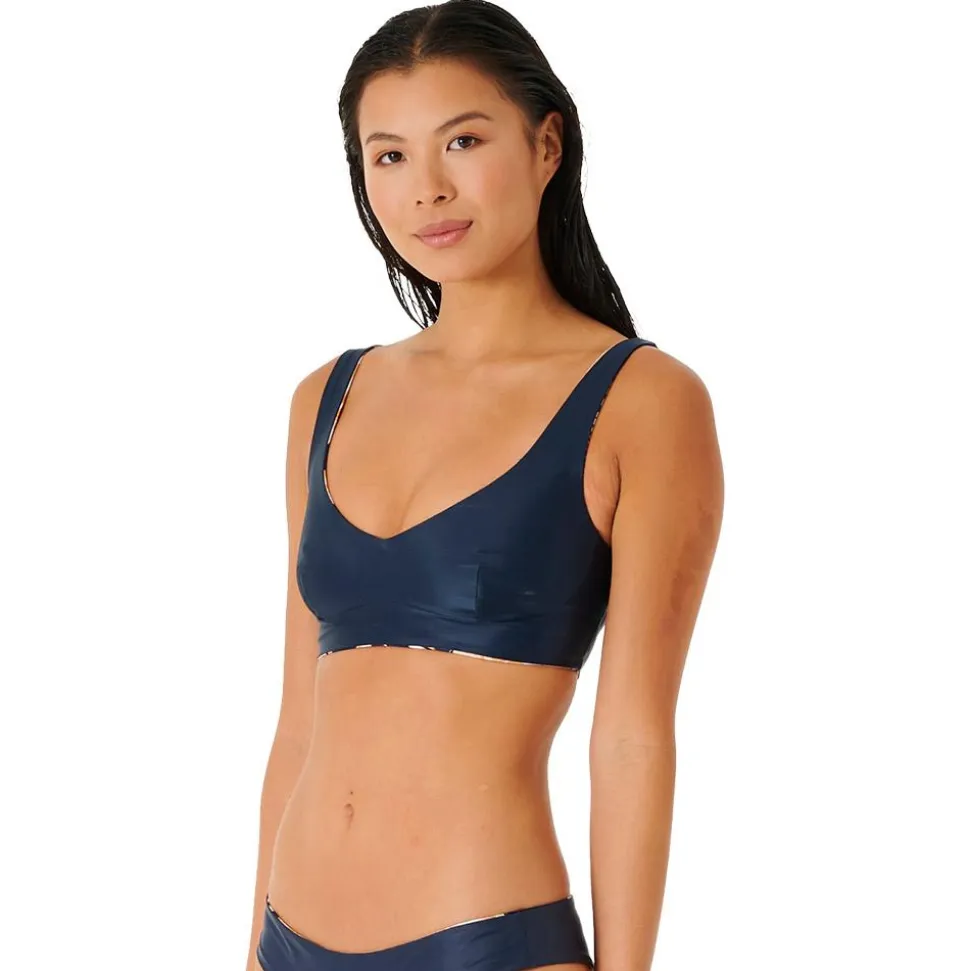 Costume da bagno Rip Curl Brassière Mirage Reco Crop Navy