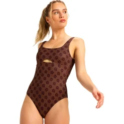Costume da bagno Roxy Ultimate Roxy Pro - Maillot de bain 1 pièce Chocolate Plum Polka