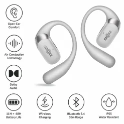Cuffie Shokz OpenFit 2 Plus Gris