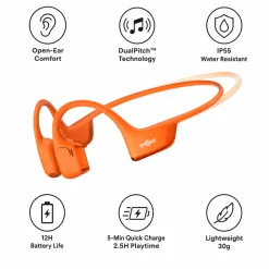 Cuffie Shokz OpenRun Pro 2 Mini Orange