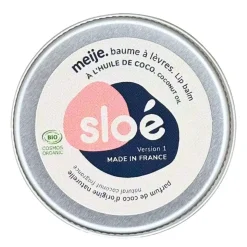 Cura viso Sloe Meije Baume À Lèvres Réparateur Noix De Coco