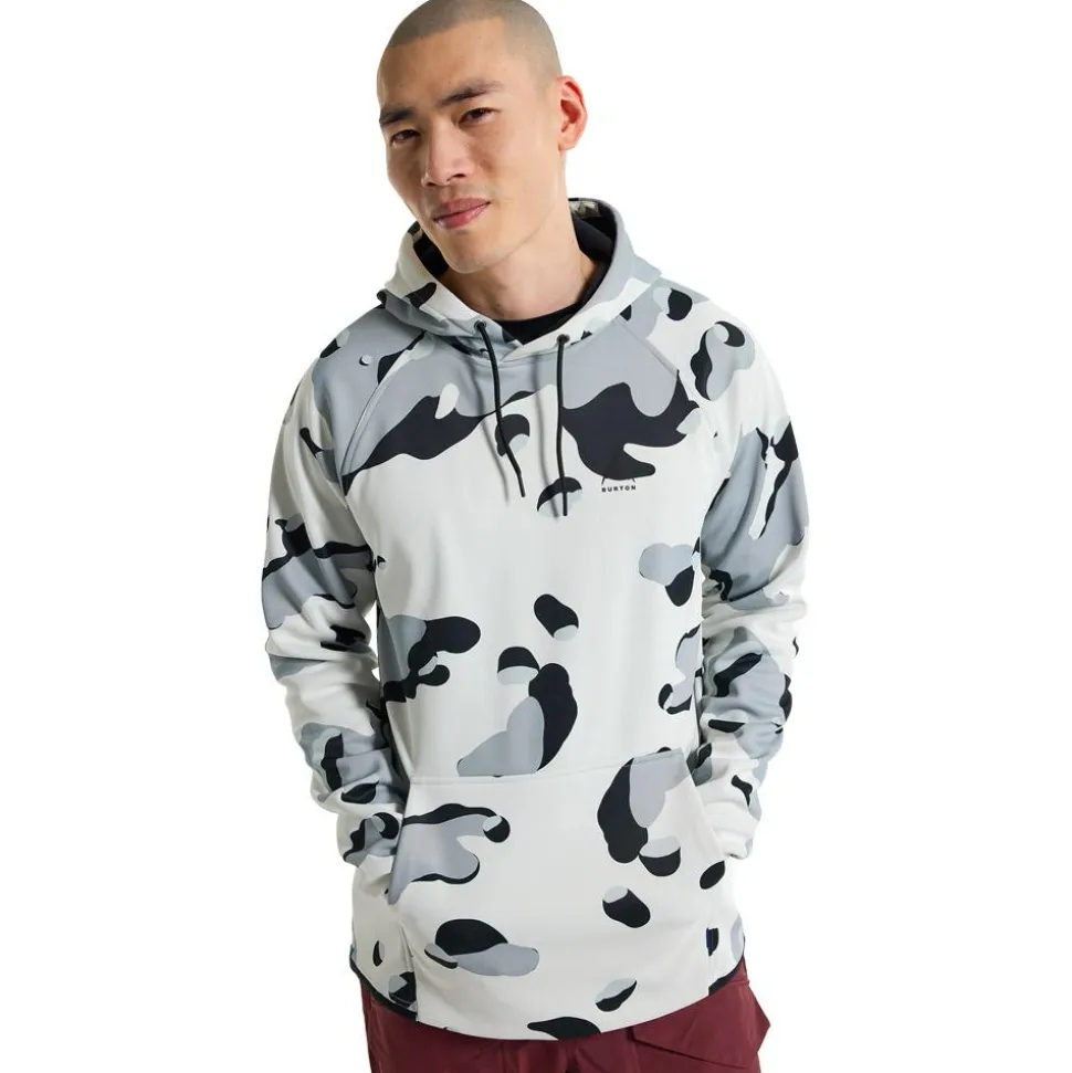 Felpa Burton Crown Weatherproof Fleece Stout White Cookie Camo
