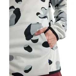 Felpa Burton Crown Weatherproof Fleece Stout White Cookie Camo