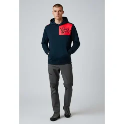 Felpa da arrampicata La Sportiva Stride Hoody Navy Blue Tango Red