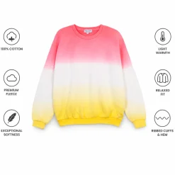 Felpa French Disorder Cameron Dip Dye Aspen Gold