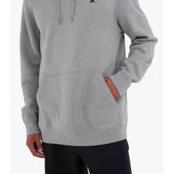 Felpa Hurley Icon Pull Over Dark Heather Grey