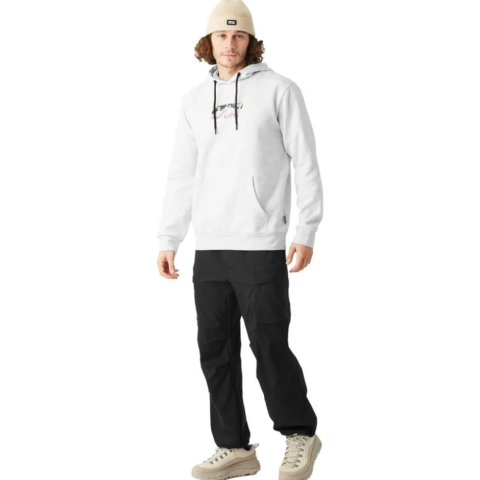 Felpa Picture Basement Camo Print Grey Melange