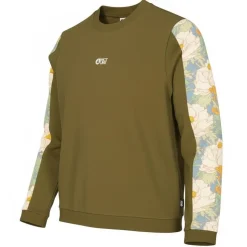 Felpa Picture Blayr Printed Crew Tobacco Timeless Flower