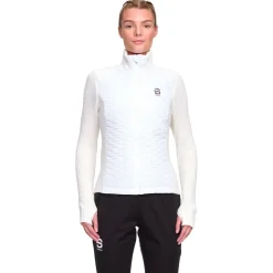 Felpa Sportswear Bjorn Daehlie Full Zip Comfy Wmn Snow White
