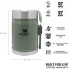 Gavette Stanley The Legendary Food Jar + Spork 0.4L Hammertone Green