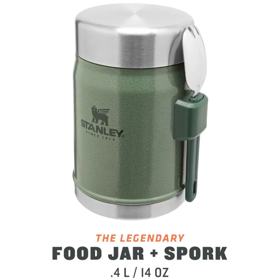 Gavette Stanley The Legendary Food Jar + Spork 0.4L Hammertone Green