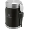 Gavette Stanley The Legendary Food Jar + Spork 0.4L Matte Black Pebble
