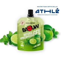 Gel energetici Baouw Gel Naturel Bio 85 g. Citron Vert Menthe