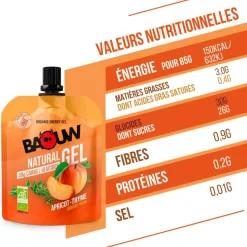 Gel energetici Baouw Gel Naturel Bio 85 g. Abricot Thym
