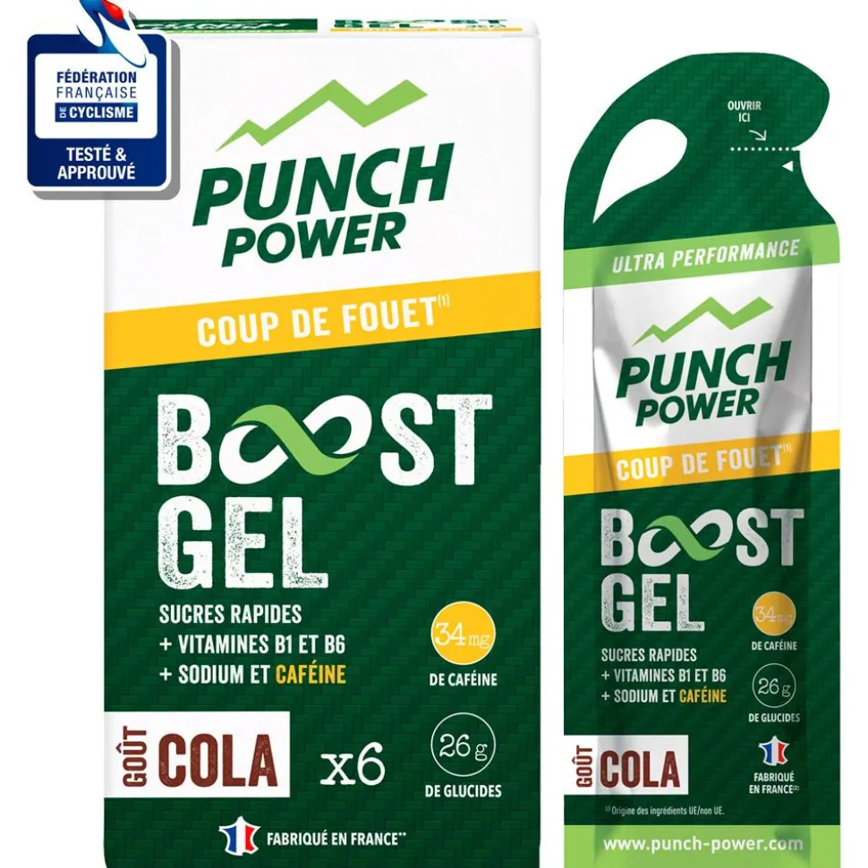Gel energetici Punch Power Gel Boost Coup De Fouet 40 g Caféine Cola