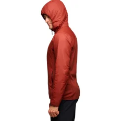 Giacca da alpinismo Black Diamond M First Light Hybrid Hoody Iron Red