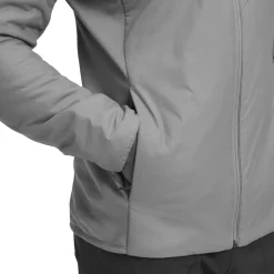 Giacca da alpinismo Black Diamond M First Light Hybrid Hoody Iron Red