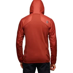 Giacca da alpinismo Black Diamond M First Light Hybrid Hoody Iron Red