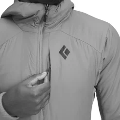 Giacca da alpinismo Black Diamond M First Light Hybrid Hoody Iron Red