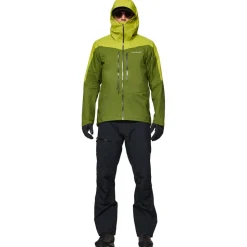Giacca da alpinismo Norrona Falketind Dri1 Jacket M Pesto Golden Lime