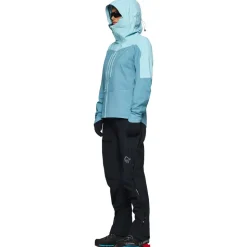 Giacca da alpinismo Norrona Falketind Dri1 Jacket W Brittany Blue Aqua Haze