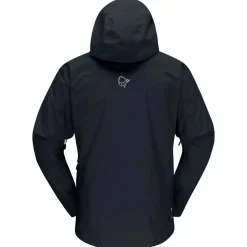 Giacca da alpinismo Norrona Trollveggen Gore-Tex Pro Light Jacket M's Caviar Black