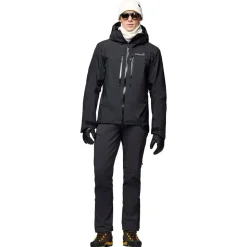 Giacca da alpinismo Norrona Trollveggen Gore-Tex Pro Light Jacket M's Caviar Black
