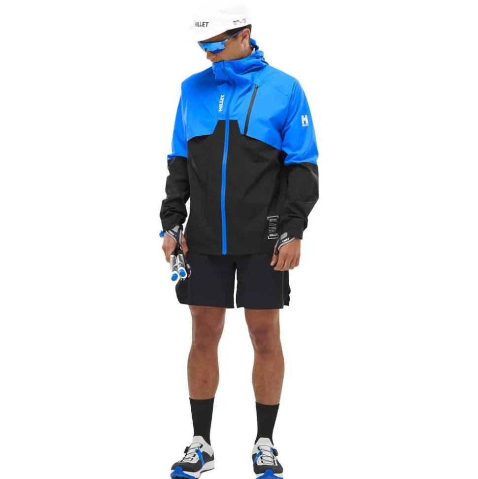 Giacca da trail Millet Intense Pro 2,5L Jacket M Black Icon Blue