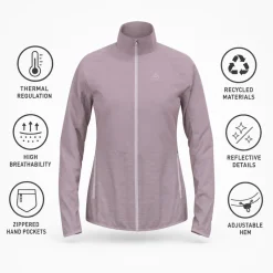 Giacca da trail Odlo Essential Insulator Hybrid Jkt W Gray Ridge