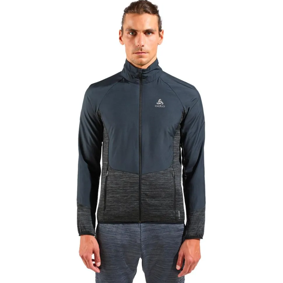 Giacca da trail Odlo Essential Insulator Hybrid Jkt Black