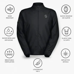 Giacca da trail Scott Endurance Tech Windbreaker Black
