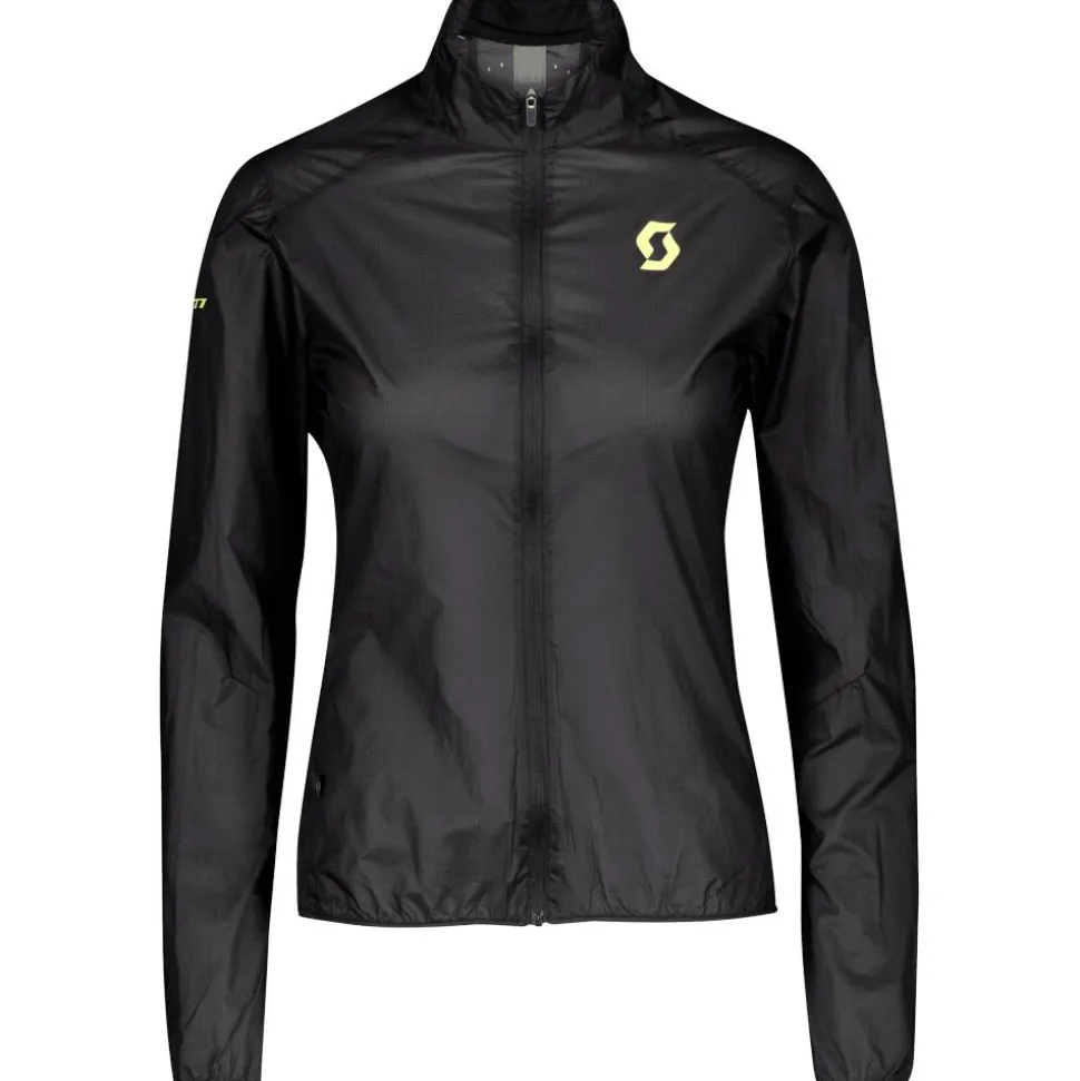 Giacca da trail Scott Jacket W's Rc Run Wb Black Yellow
