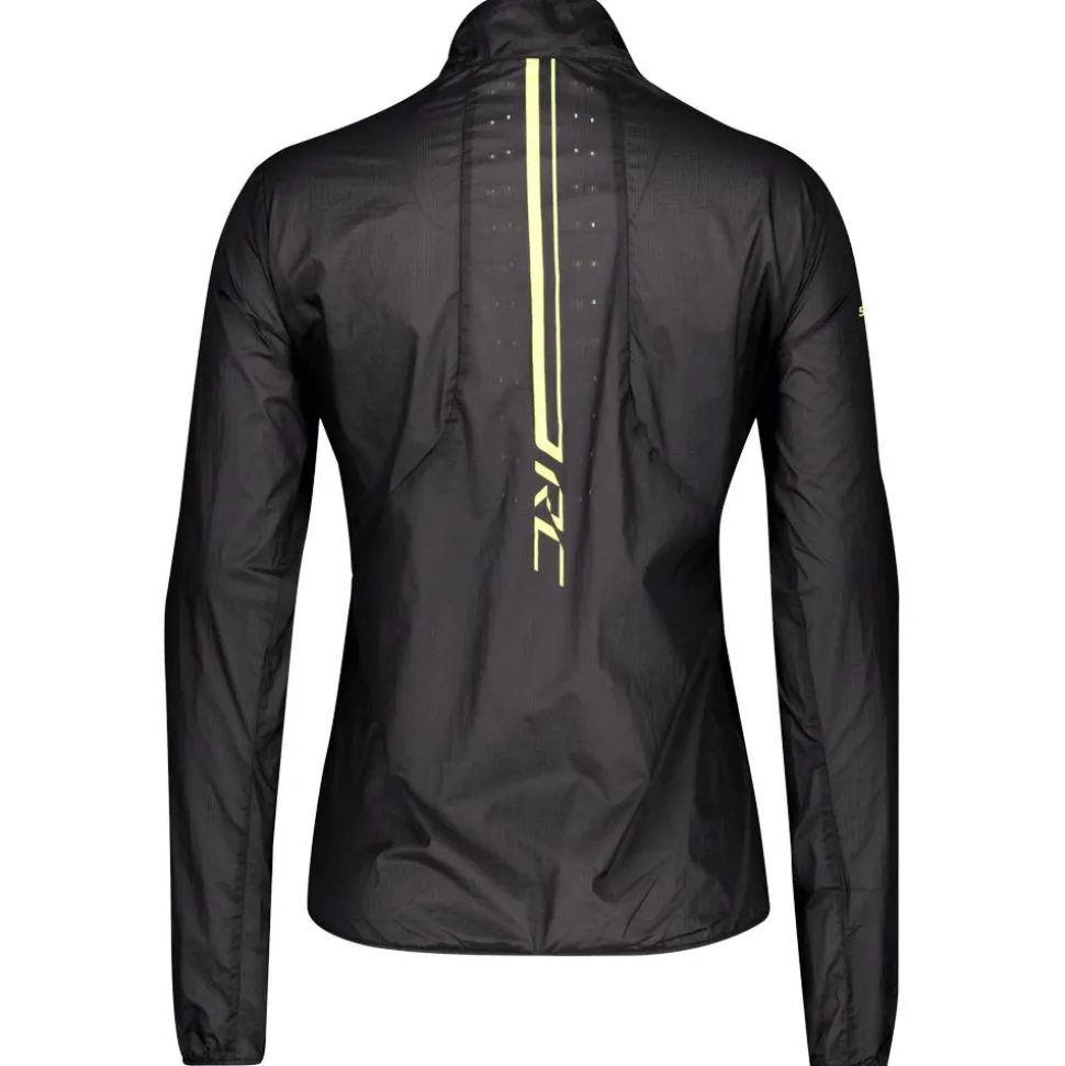Giacca da trail Scott Jacket W's Rc Run Wb Black Yellow
