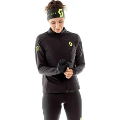 Giacca da trail Scott Jacket W's Rc Run Warm Black Yellow