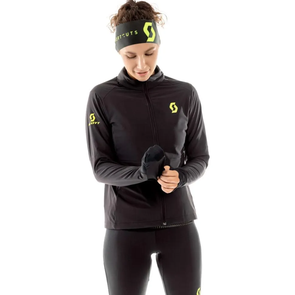 Giacca da trail Scott Jacket W's Rc Run Warm Black Yellow
