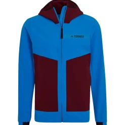 Giacca da trekking adidas MT Softshel Jkt Blue Cock
