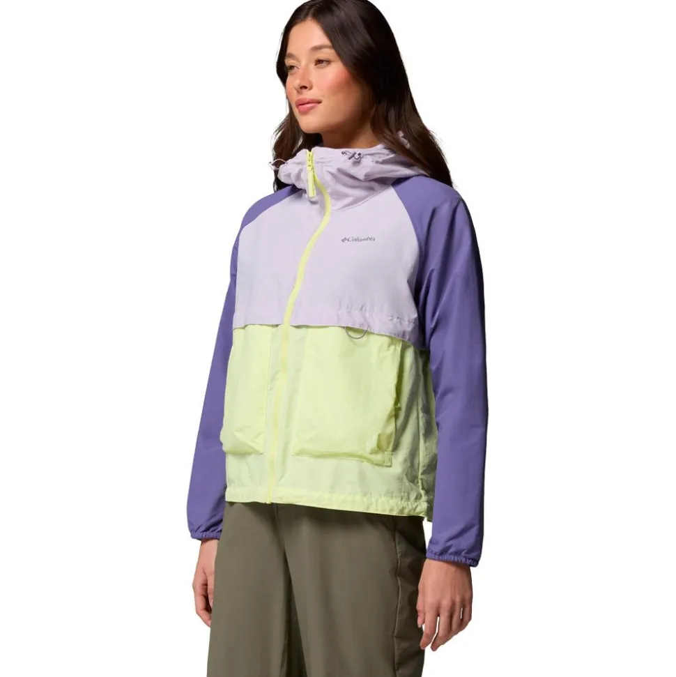 Giacca da trekking Columbia Spire Valley Citron Haze Lavender Pearl Stormwatch