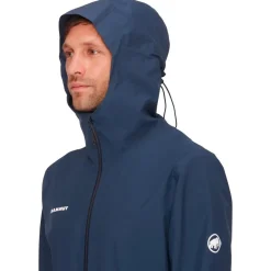 Giacca da trekking Mammut Alto Light Hardshell Hooded Jacket M Marine