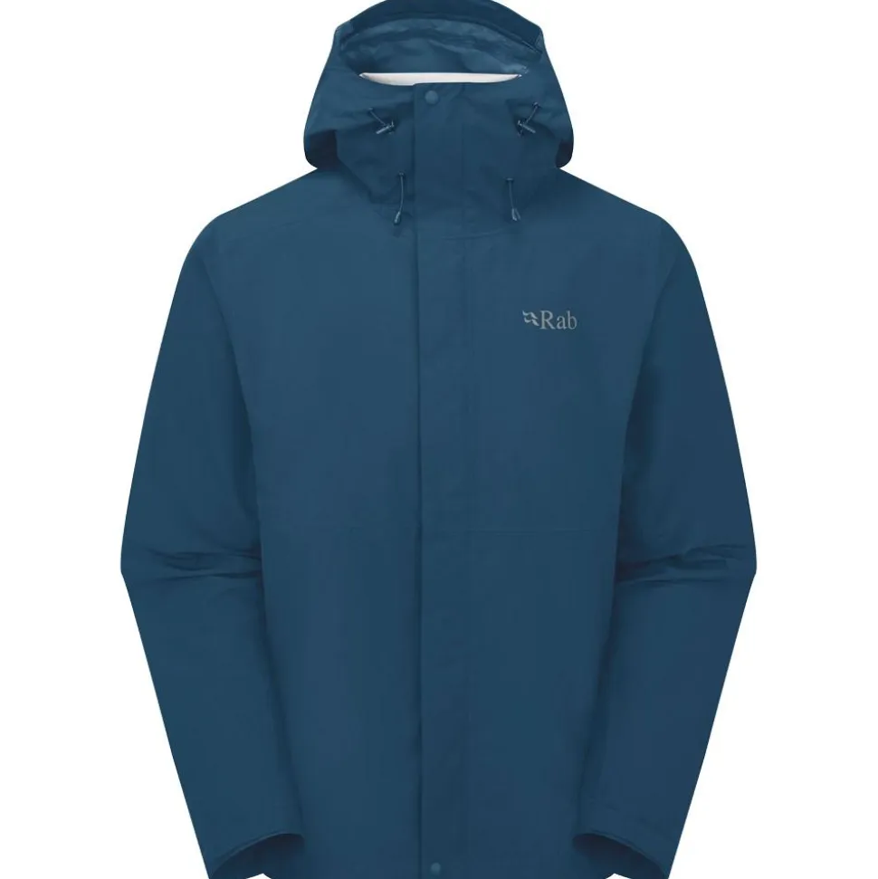 Giacca da trekking RAB Downpour Tempest Blue