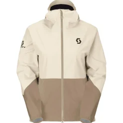 Giacca da trekking Scott W's Explorair Light Dryo 2.5 Layer Cotton White Toast Beige
