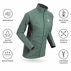 Giacca sci di fondo Bjorn Daehlie Jacket Challenge 2.0 Wmn Dark Forest