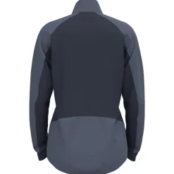 Giacca sci di fondo Odlo Brensholmen Wmn Jkt Folkstone Grey India Ink